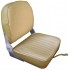 Seat with foldable back